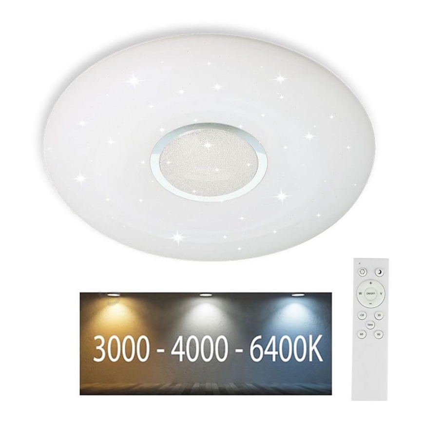 LED Reguliuojamas lubinis šviestuvas LED/40W/230V 3000K/4000K/6500K + valdymo pultas