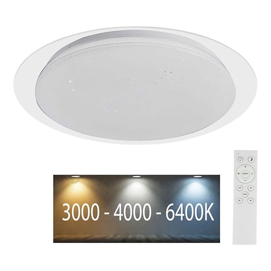 LED Reguliuojamas lubinis šviestuvas LED/40W/230V 3000K/4000K/6500K + VP