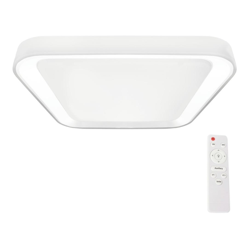 LED Reguliuojamas lubinis šviestuvas QUADRO LED/38W/230V 3000-6000K baltas + valdymo pultas