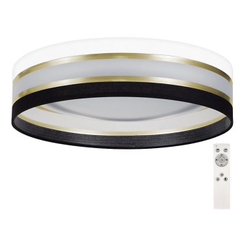 LED Reguliuojamas lubinis šviestuvas SMART CORAL GOLD LED/24W/230V juodas/baltas + valdymo puiltas
