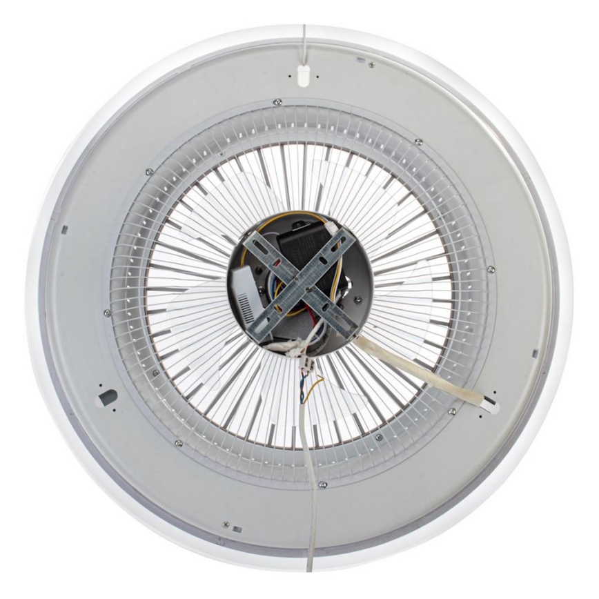 LED Reguliuojamas lubinis šviestuvas su ventiliatoriumi ZONDA LED/48W/230V 3000-6000K baltas + valdymo pultas