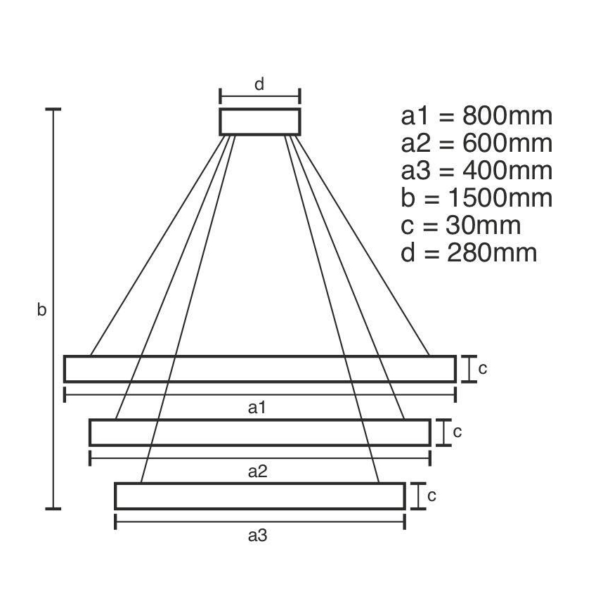 LED šviesos reguliavimas krištolas Sietynas ant stygos LED/210W/230V 3000-6500K sidabras + nuotolinio valdymo pultas