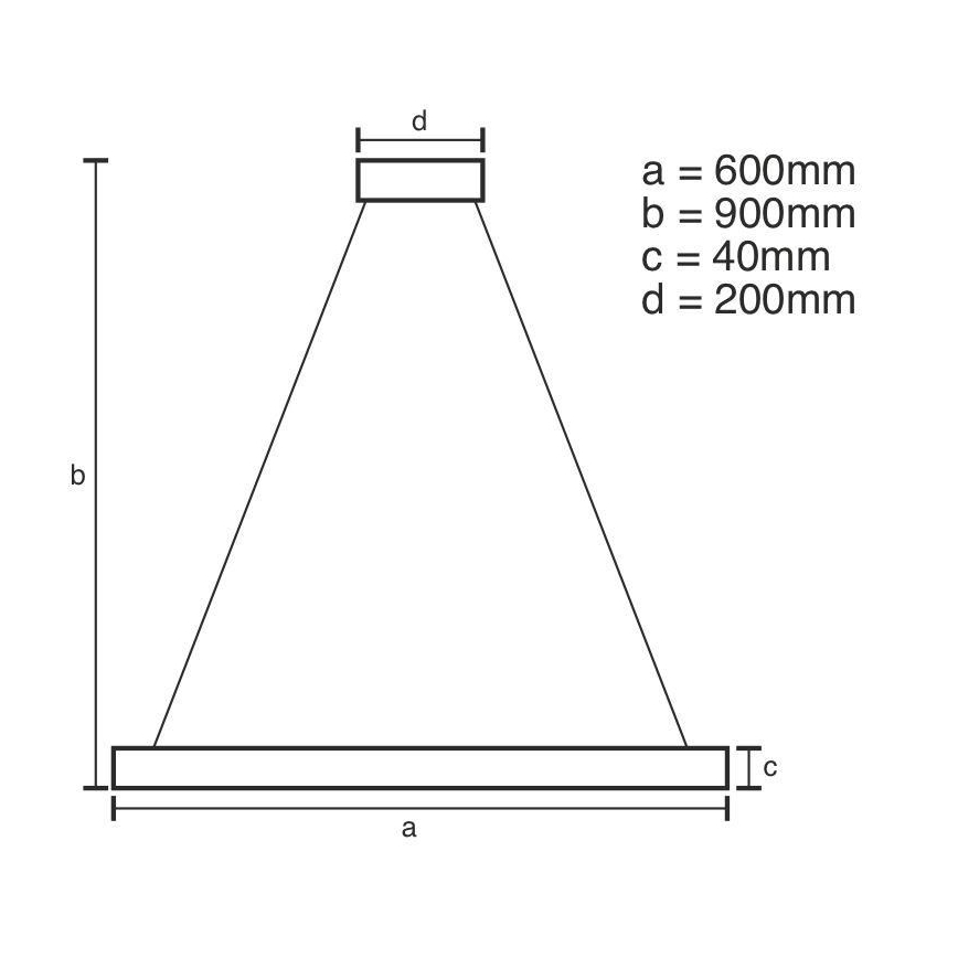 LED Reguliuojamas pakabinamas sietynas LED/42W/230V 3000-6500K + remote control