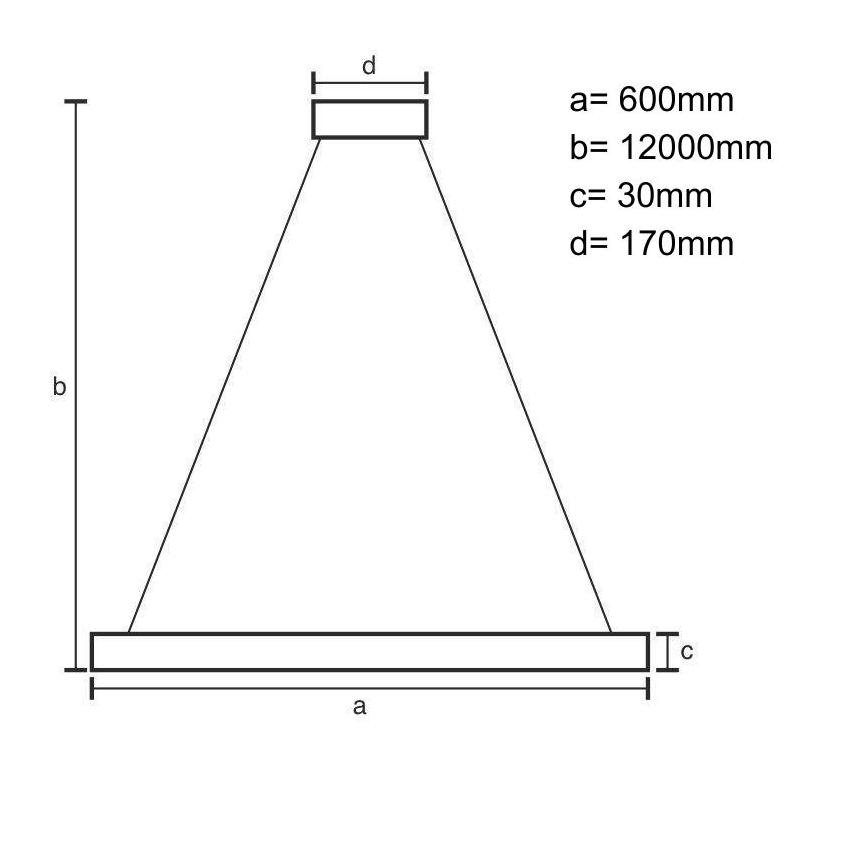 LED Reguliuojamas pakabinamas sietynas LED/75W/230V 3000-6500K + nuotolinio valdymo pultas