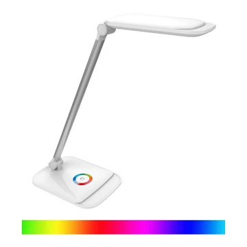 LED RGB Liečiama pritemdoma stalinė lempa LED/18W/230V + USB