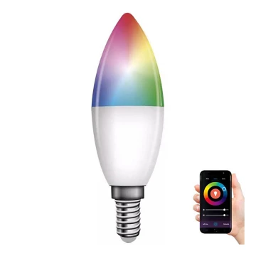 LED RGB pritemdoma elektros lemputė GoSmart E14/4,8W/230V 2700-6500K Tuya