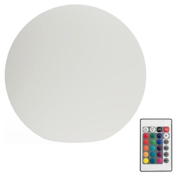 LED RGB Pritemdomas lauko šviestuvas GLOBO 1xE27/8,5W/230V d. 40 cm IP44 + nuotolinio valdymo pultas