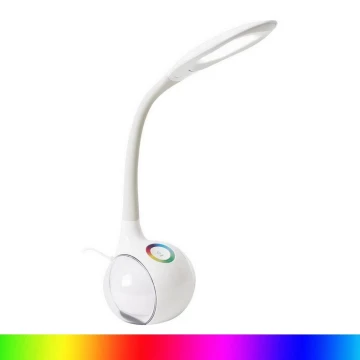 LED RGB pritemdomas stalo šviestuvas LED/7W/230V baltas