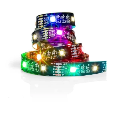 LED RGB Reguliuojama juostelė SmartLife 2,4m LED/4W/5V