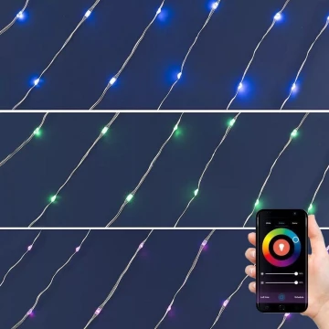 LED RGB Reguliuojama Kalėdinė girlianda 100xLED/29 funkcijos 10,4m