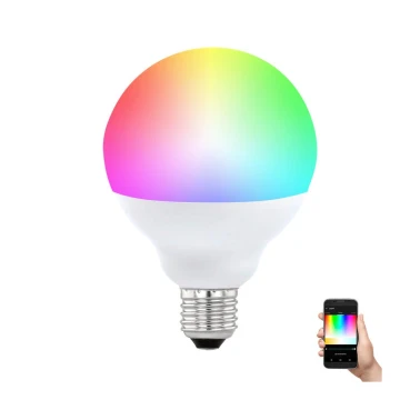 LED RGB Reguliuojama lemputė CONNECT E27/13W - Eglo