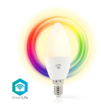 LED RGB Reguliuojama lemputė Smartlife E14/4,5W/230V Wi-Fi