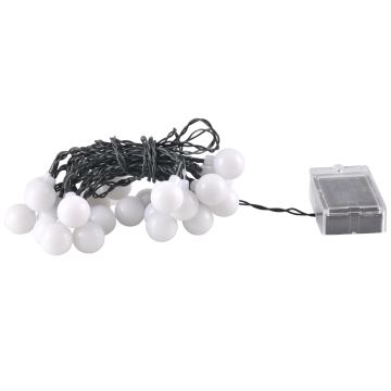 LED RGB Saulės energijos grandinė PARTY 30xLED/1,2V 3,9 m IP44