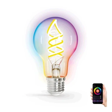 LED RGBW Elektros lemputė FILAMENT A60 E27/4,9W/230V 2700K Wi-Fi - Aigostar