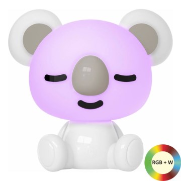 LED RGBW šviesos reguliavimas children's naktinis mažas lempa LED/2,5W/230V koala balta