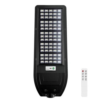 LED saulės energijos gatvės lempa VIA 200W/20000 mAh 3,2V 6000K IP54 + nuotolinio valdymo pultas