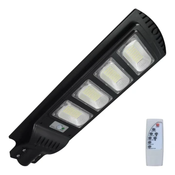 LED Saulės energijos gatvių šviestuvas su jutikliu STREET LED/15W/3,2V IP65 + valdymo pultas