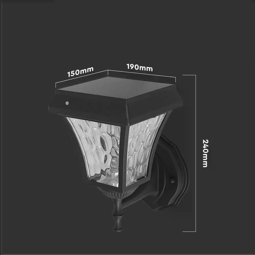 LED Saulės energijos lempa 3in1 LED/2W/5,5V IP65