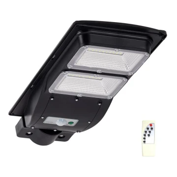 LED Saulės energijos lempa su jutikliu STREET 2xLED/6W/3,2V IP65 + valdymo pultas