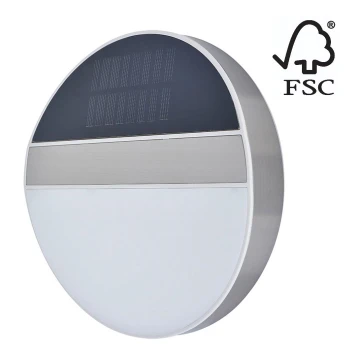 LED Saulės energijos namo numeris LED/3x0,1W/2,4V IP44 + FSC sertifikuota