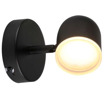 LED Sieninis akcentinis šviestuvas RAWI LED/4,2W/230V juodas