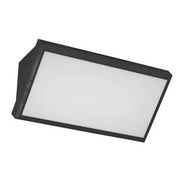 LED Sieninis lauko šviestuvas LED/12W/230V 6400K IP65 juodas