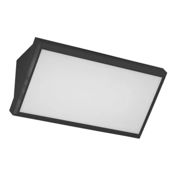 LED Sieninis lauko šviestuvas LED/20W/230V 3000K IP65 juodas