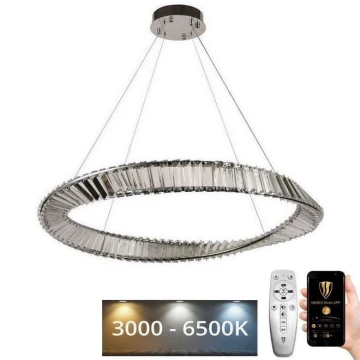 LED šviesos reguliavimas krištolas Sietynas ant stygos LED/50W/230V 3000-6500K + nuotolinio valdymo pultas