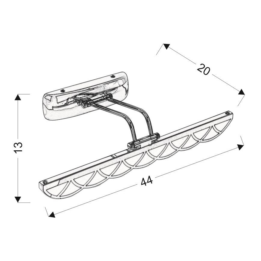 LED Veidrodžio šviestuvas MOVE LED/6W/230V