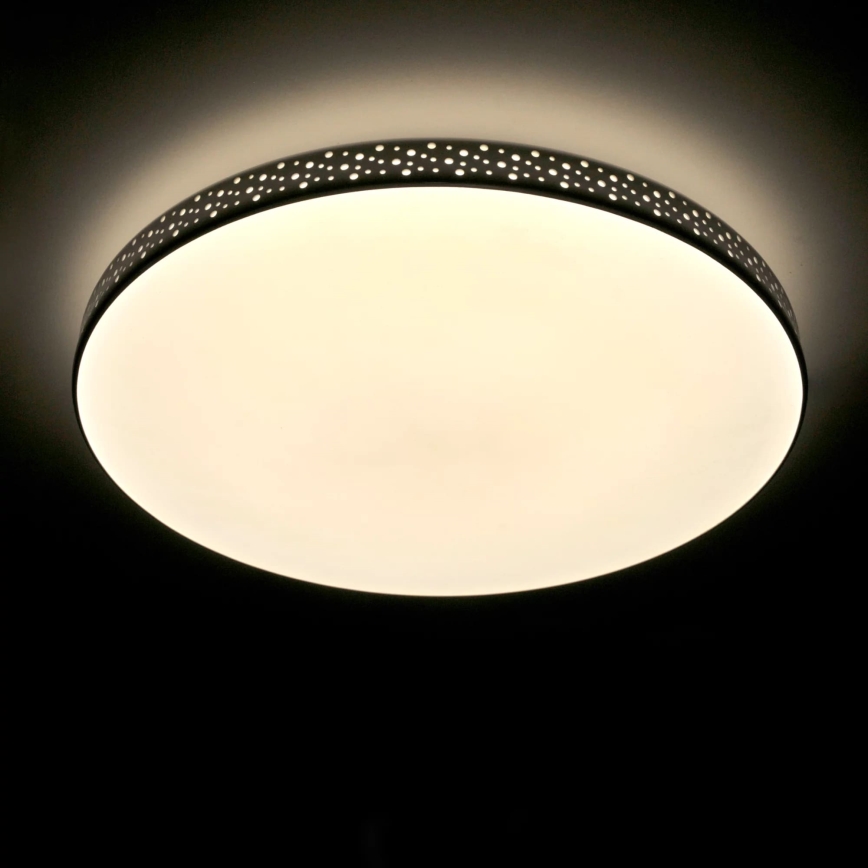 LED Vonios lubinis šviestuvas MOON LED/18W/230V black IP44
