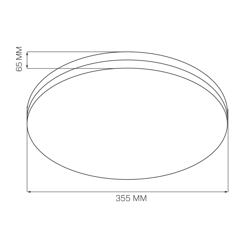 LED Vonios lubinis šviestuvas MOON LED/18W/230V chrome IP44