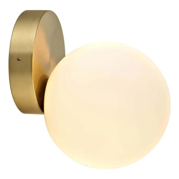 LED Vonios sieninis šviestuvas ARIA 1xG9/5W/230V IP44 aukso