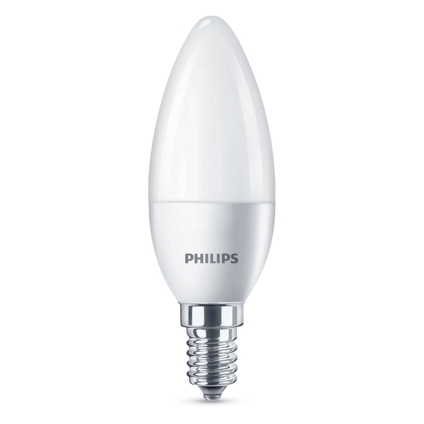 LED žvakė Philips E14/4W/230V - CANDLE pieno spalvos