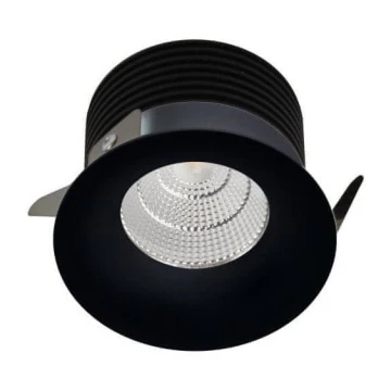 LED2 - LED Įleidžiamas akcentinis šviestuvas SPOT LED/9W/230V black IP44