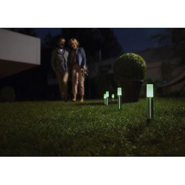 Ledvance - KOMPLEKTAS 5x LED RGBW šviesos reguliavimas lauko lempa SMART+ GARDENPOLE LED/6W/230V IP44