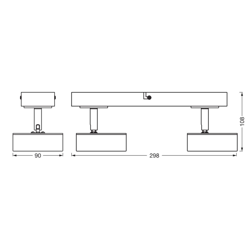 Ledvance - LED akcentinis šviestuvas DECOR PLUTO 2xLED/4,8W/230V