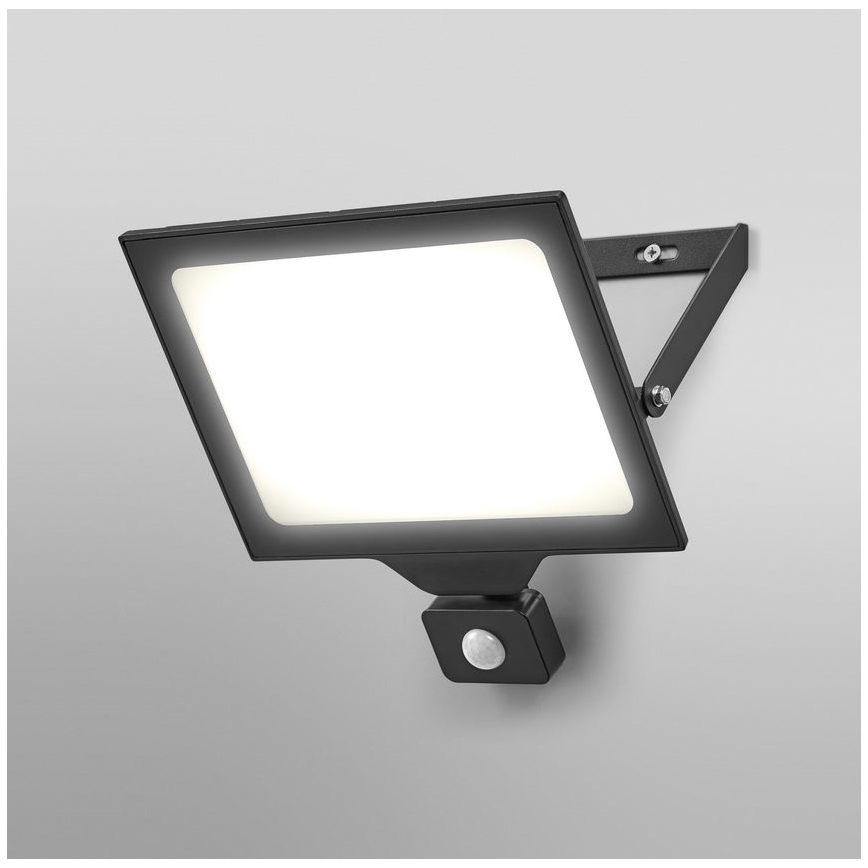 Ledvance - LED Lauko sieninis prožektorius su jutiklis FLOODLIGHT ESSENTIAL LED/100W/230V IP65