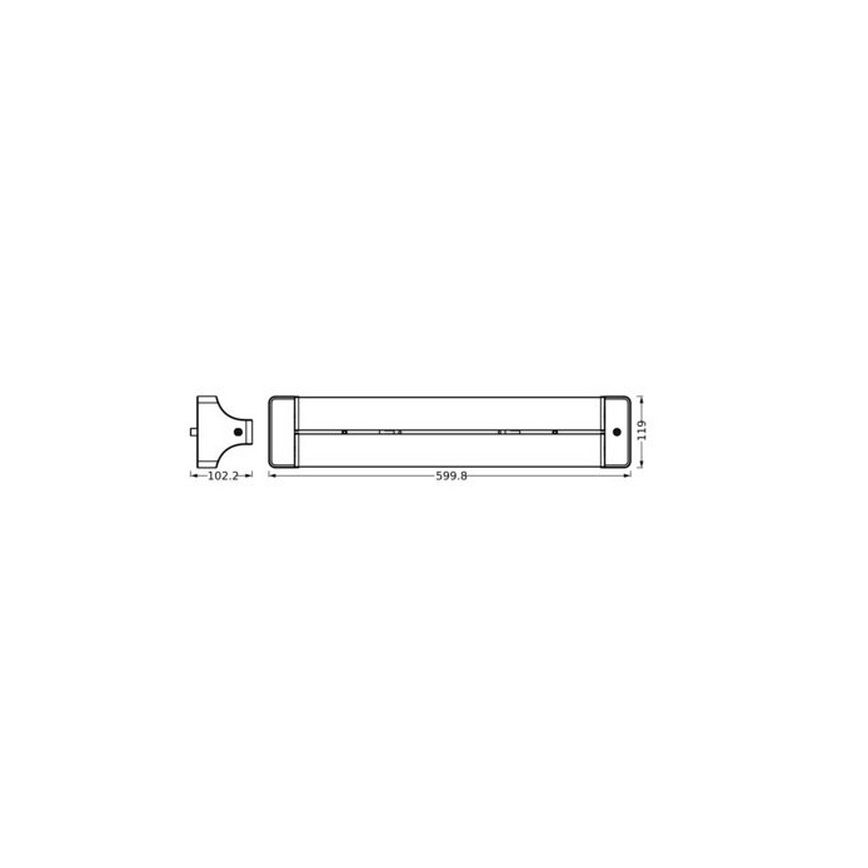 Ledvance - LED lubinis šviestuvas OFFICE LINE LED/24W/230V 60 cm