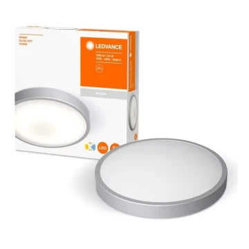 Ledvance - LED Lubinis šviestuvas ORBIS LED/24W/230V 2700/4000/6500K sidabras