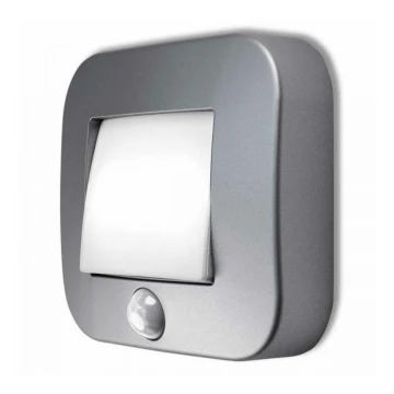 Ledvance - LED navigacinė lemputė su jutikliu NIGHTLUX LED / 0,25W / 3xAAA