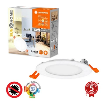 Ledvance - LED Reguliuojamas įleidžiamas šviestuvas SUN@HOME LED/8W/230V 2200-5000K CRI 95 Wi-Fi