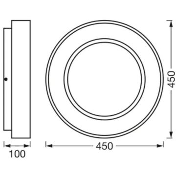 Ledvance-LED Reguliuojamas lubinis šviestuvas SUN@HOME CIRCULAR LED/18,5W/230V Wi-Fi