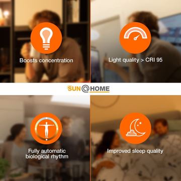 Ledvance - LED Reguliuojamas toršeras SUN@HOME LED/36W/230V 2200-5000K CRI 95 Wi-Fi