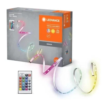 Ledvance - LED RGBW Reguliuojama juostelė FLEX 5m LED/14W/230V + nuotolinio valdymo pultas