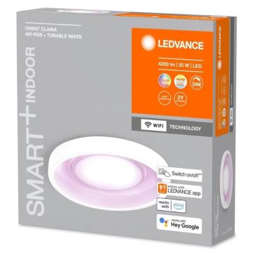 Ledvance- LED RGBW Reguliuojamas lubinis šviestuvas SMART+ CLARIA LED/32W/230V Wi-Fi