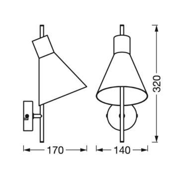 Ledvance - LED sieninis šviestuvas DECOR TOKIO LED/5W/230V