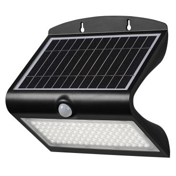 Ledvance - LED sieninis šviestuvas su jutikliu, įkraunamas saulės energija DRUGELIS LED/8W/3,7V IP65