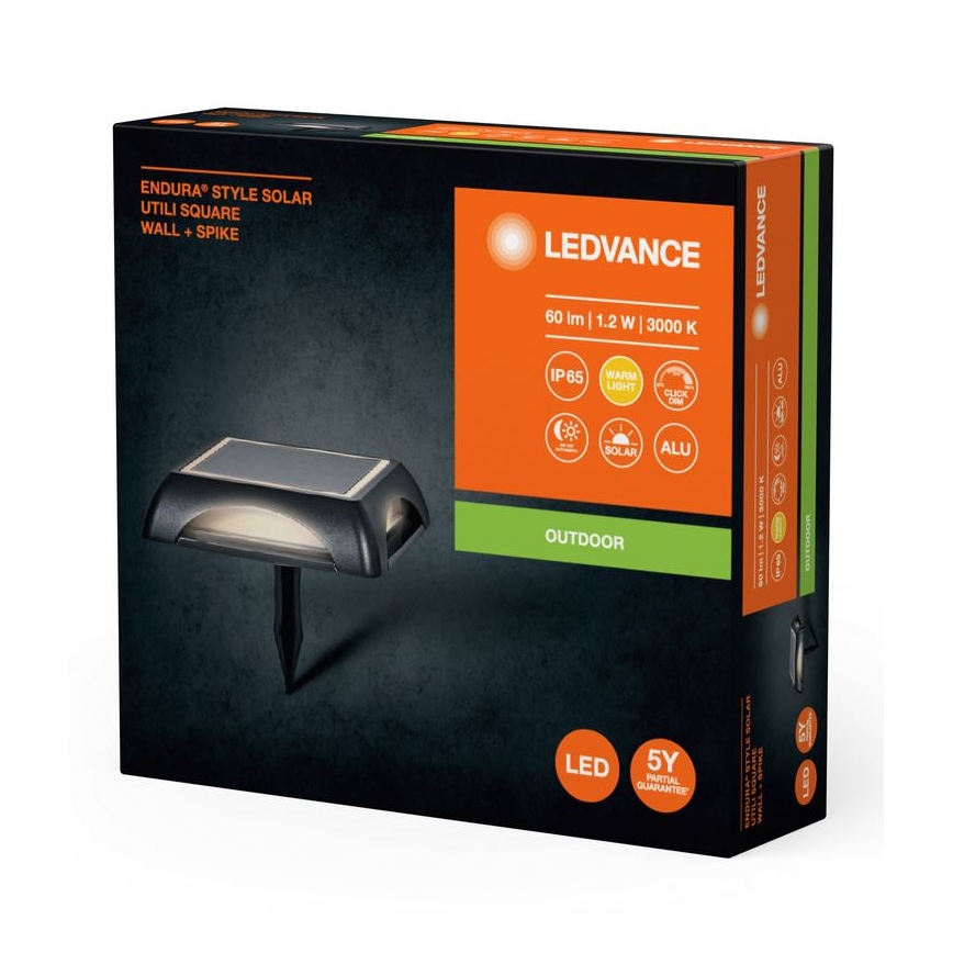 Ledvance - LED Pritemdoma saulės energijos lempa ENDURA STYLE SOLAR LED/1,2W/3,7V IP65