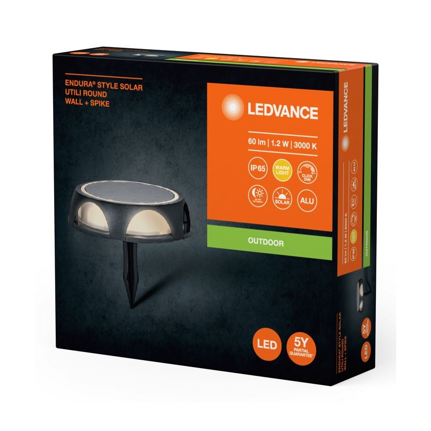 Ledvance - LED Pritemdoma saulės energijos lempa ENDURA STYLE SOLAR LED/1,2W/3,7V IP65