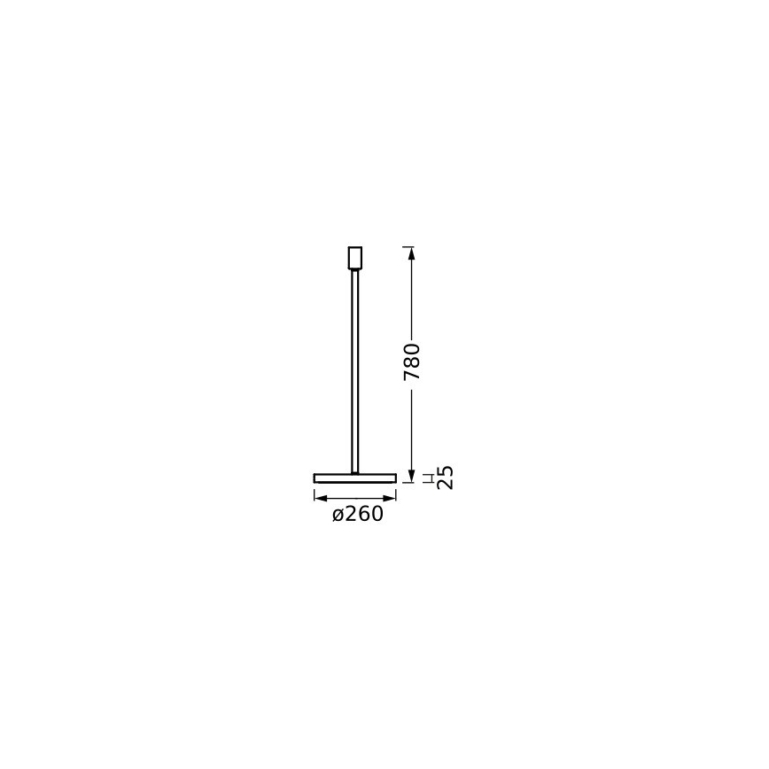 Ledvance - Šviestuvo koja DECOR STICK 1xE27/40W/230V smėlio spalva